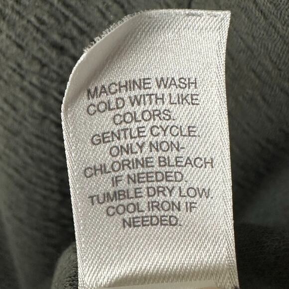 PureJill Top Womens 2X Green Long Sleeve Tunic Pocket Stretch Comfort Neutral - Picture 9 of 13